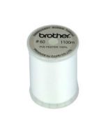 Fil de canette Brother blanc pour machine combinée couture et broderie
