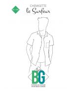 Patron de chemise homme Le Surfeur