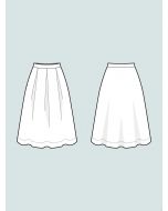 Patron couture Three Pleat Skirt The Assembly Line