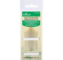 Aiguilles avec chas doré pour bonneterie n°3/5/7/9