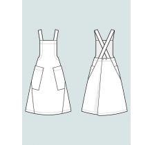 Patron couture Apron Dress The Assembly Line