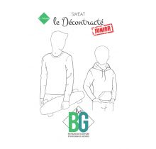 Patron de sweatshirt Junior Le Décontracté