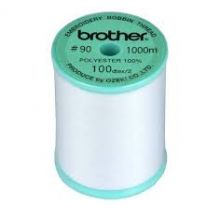 Fil de canette blanc Brother pour machine à broder seule