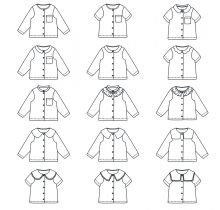 Patron ikatee blouse Rio Kids
