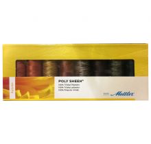Coffret de 8 fils à broder multicolores Mettler-coffret Autumn