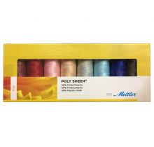 Coffret de 8 fils à broder multicolores Mettler-coffret Kids