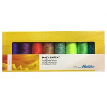 Coffret de 8 fils à broder multicolores Mettler-coffret Neon