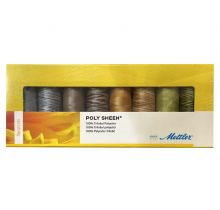 Coffret de 8 fils à broder multicolores Mettler-coffret Neutrals