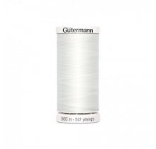 Fil à coudre Gütterman Polyester 500m blanc