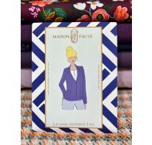 Patron couture Veste Manhattan Maison Fauve