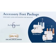 Coffret 6 pieds Babylock surjeteuses seules
