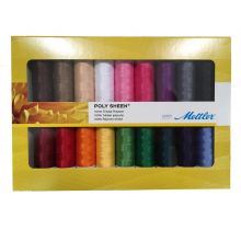 Coffret de 18 fils à broder Mettler