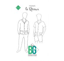 Patron de pyjama homme le rêveur