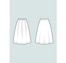 Patron couture Three Pleat Skirt The Assembly Line