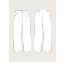 Patron couture Almost Long Trousers The Assembly Line XL au 3XL
