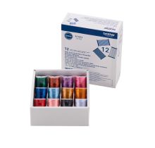 Boîte de fils à broder 12 couleurs Brother Artspira - ETS12N