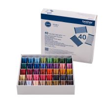 Boîte de fils à broder 22 couleurs Brother Artspira - ETS22N