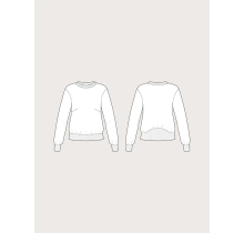 Patron couture High Cuff Sweater The Assembly Line XS à L